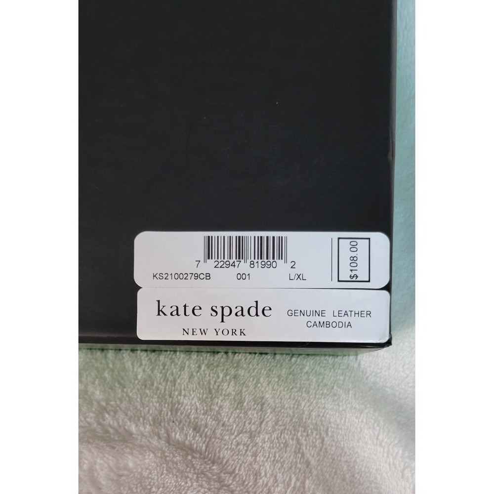 Kate Spade small black leather bow belt bag. - Picture 4 of 10